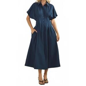 NEW STAR DROP midnight maxi dress in blue